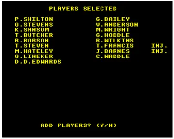 Mexico 86 Finals (1985)(Doctor Soft)[b] screen shot game playing